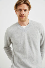 ANSEL SWEATER - GREY MELANGE| Rails outlet