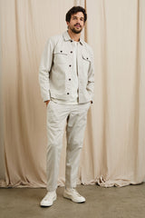 FRANKLIN JACKET - OAT RAILROAD DOBBY| Rails near me