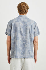 ACE SHIRT - PATCHWORK BANDANA SLATE| Rails sale