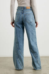 GETTY TWIST SEAM WIDE LEG - DESERT SKY| Rails online