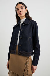 FIGUEROA JACKET - MIDNIGHT BLUES| Rails outlet