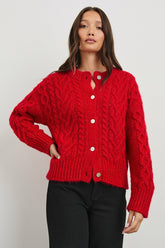 AMELIE SWEATER - SCARLET| Rails online