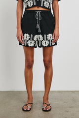 ARMANDA SHORT - BLACK IVORY PALM TREES| Rails on sale