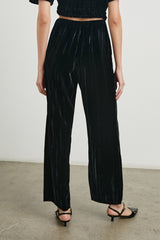 BRISSA PANT - BLACK VELVET| Rails sale