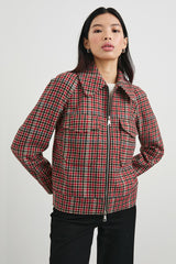 CHEYENNE JACKET - CRIMSON MINI CHECK| Rails near me