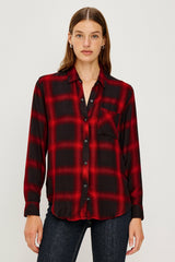 HUNTER SHIRT - DIFFUSED CARDINAL BLACK| Rails US