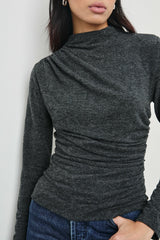 JOELLE TOP - CHARCOAL| Rails sale