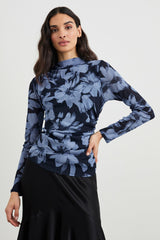 JOELLE TOP - MIDNIGHT LILY| Rails on sale