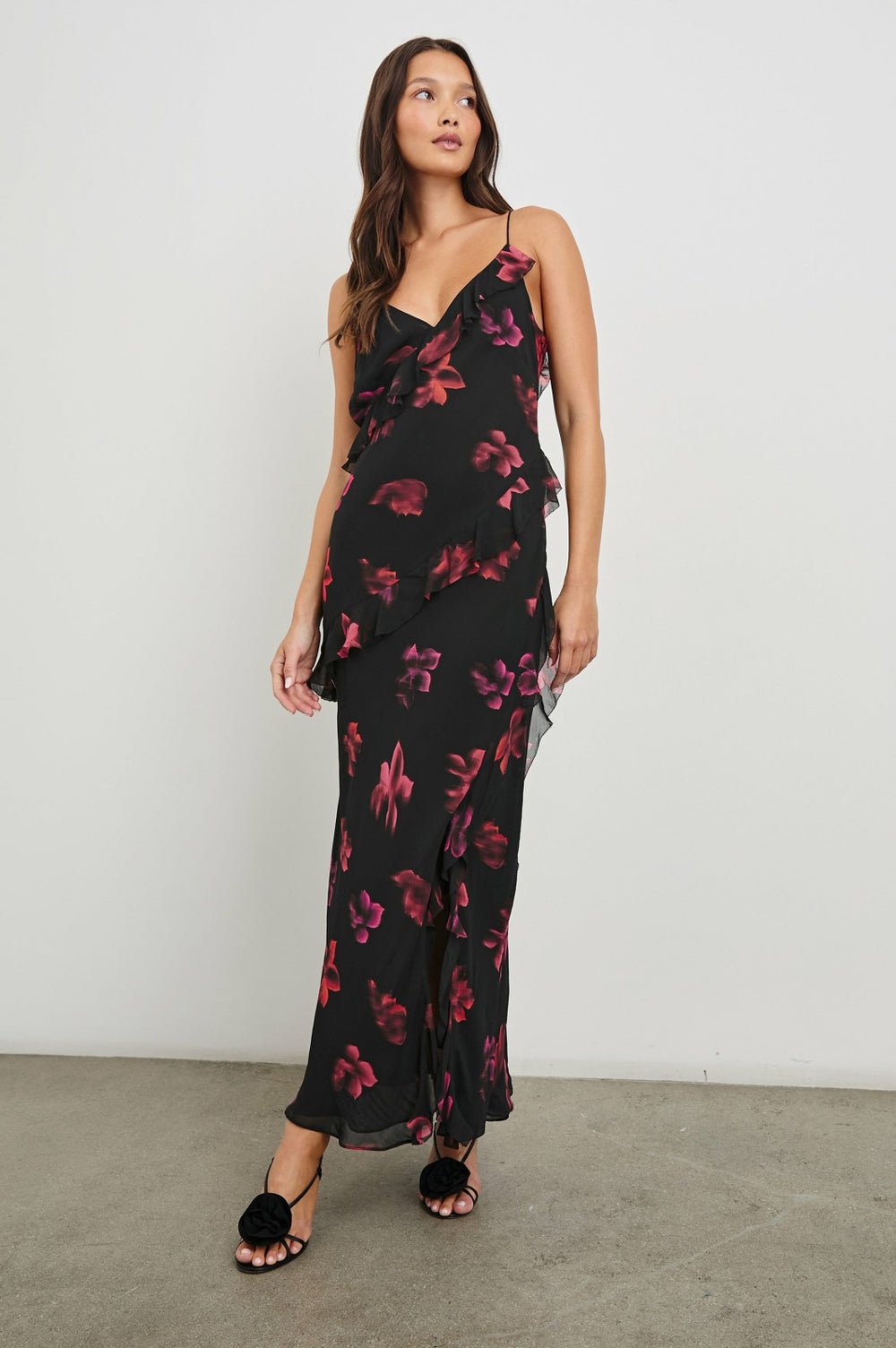 KARISELLE DRESS - DARK AZALEA| Rails US