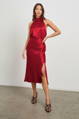 LEAH TOP - SCARLET| Rails online