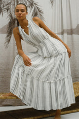 LOULOU DRESS - BASQUE STRIPE| Rails discount