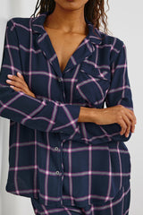 LUNA PAJAMA SET - SAPPHIRE MAGENTA| Rails online