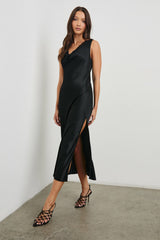 NAT DRESS - BLACK| Rails sale