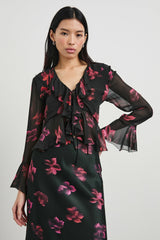 NICOLETTA TOP - DARK AZALEA| Rails for sale