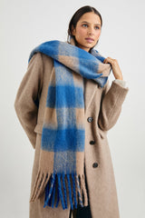 OSLO SCARF - COBALT CAMEL| Rails outlet