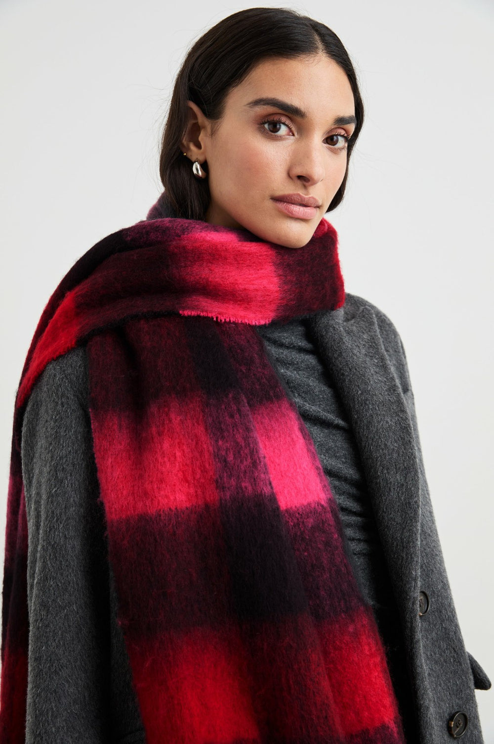 OSLO SCARF - SCARLET ONYX PINK| Rails US
