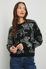 PERCI SWEATER - CHARCOAL CATS| Rails near me