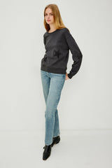 SONIA SWEATSHIRT - WASHED BLACK| Rails sale
