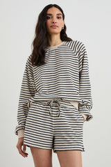 TEDDY SHORT - SAILOR STRIPE TERRY TOWEL| Rails on sale