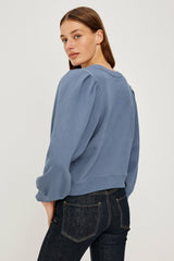 TIFFANY SWEATSHIRT - FADED PERIWINKLE| Rails outlet