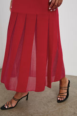 ALESSIA DRESS - SCARLET| Rails on sale