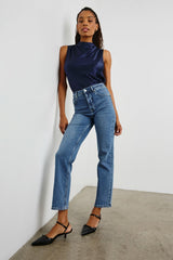 KALEEN TOP - NAVY| Rails discount
