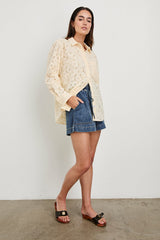 ARLO SHIRT - CREAM FLORAL| Rails discount