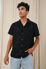 TYLER SHIRT - BLACK FLORAL| Rails US