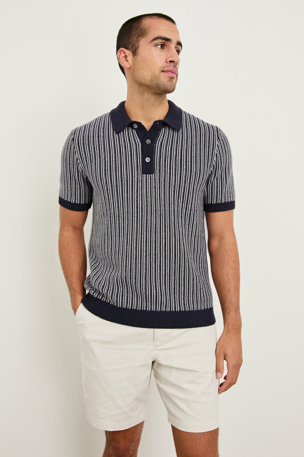 ROYCE POLO SHIRT - NAVY GREY| Rails near me