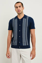 SILAS SHIRT - BLUE HEATHER MULTI| Rails on sale