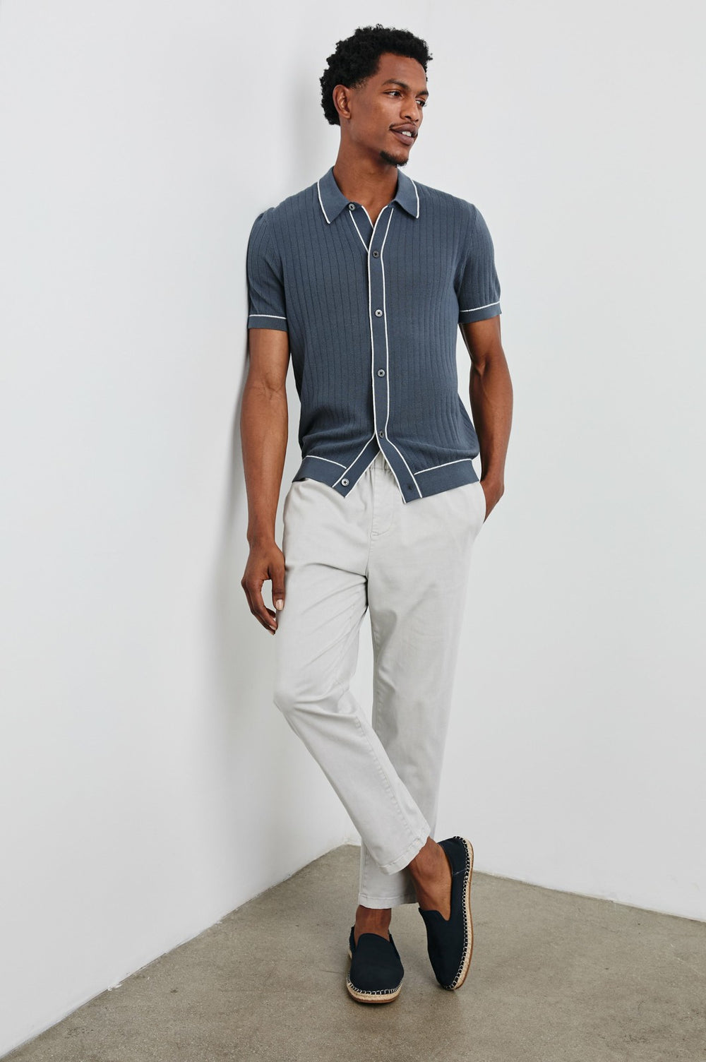VERNON SHIRT - FADED NAVY| Rails US