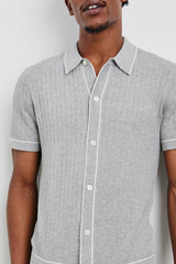 VERNON SHIRT - GREY MELANGE| Rails near me