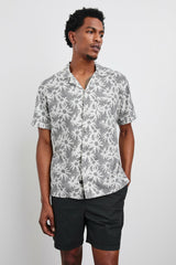 WAIMEA SHIRT - PERENNIAL CHARCOAL WHITE| Rails on sale