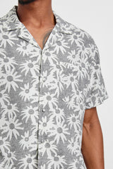 WAIMEA SHIRT - PERENNIAL CHARCOAL WHITE| Rails on sale