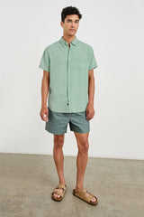 LA BREA SWIM SHORT - DIAMOND THUNDER GRASS| Rails online