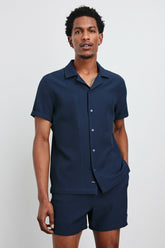 AMALFI SHIRT - NAVY SEERSUCKER| Rails for sale