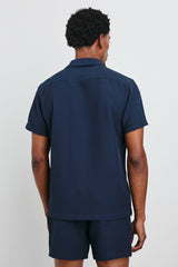 AMALFI SHIRT - NAVY SEERSUCKER| Rails for sale