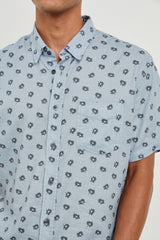 CARSON SHIRT - DAISY TOSS CELESTIAL| Rails outlet