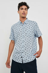 CARSON SHIRT - DAISY TOSS CELESTIAL| Rails outlet