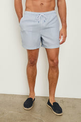 LA BREA SWIM SHORT - BLUE WHITE SEERSUCKER| Rails US