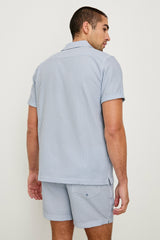 AMALFI SHIRT - BLUE WHITE SEERSUCKER| Rails sale