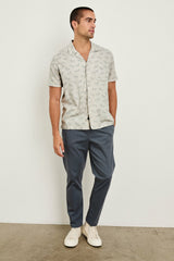 MORENO SHIRT - STALLION PARCHMENT INDIGO| Rails online