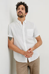 FAIRFAX RELAXED FIT SHIRT - WHITE| Rails sale