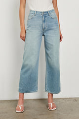 GETTY CROP WIDE LEG - HARBOR BLANKET STITCH| Rails on sale