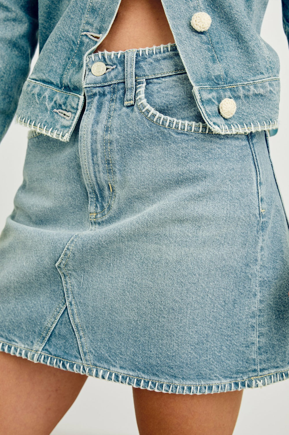 LAUREL SKIRT - HARBOR BLANKET STITCH| Rails sale