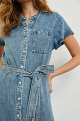 KAHLO DRESS - MID BLUE| Rails sale