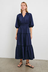 CATERINE DRESS - NAVY| Rails US