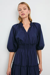 CATERINE DRESS - NAVY| Rails US