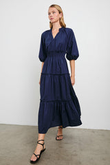 CATERINE DRESS - NAVY| Rails US