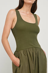 DIA DRESS - OLIVE| Rails on sale